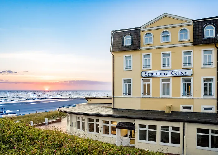 酒店 Strandhotel Gerken 万根沃格